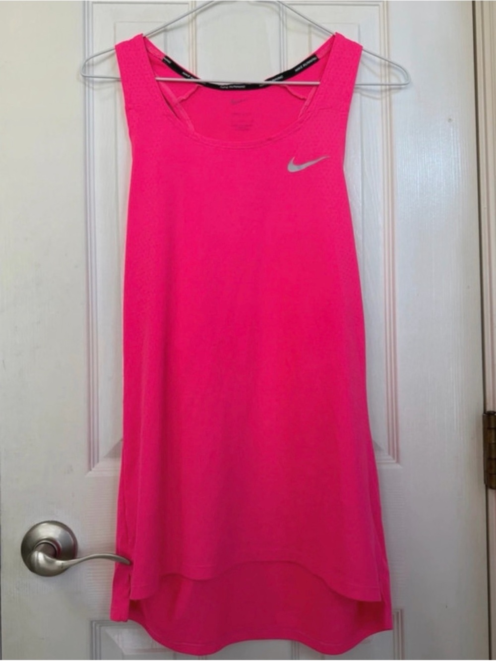 Nike Dri-Fit Running Neon Pink Racerback Tank Top
